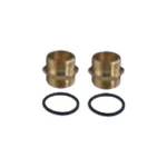 Alma doble 1" con O-Ring. Material Bronce