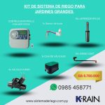 Kit de sistema de riego PARA JARDINES GRANDES - K-RAIN