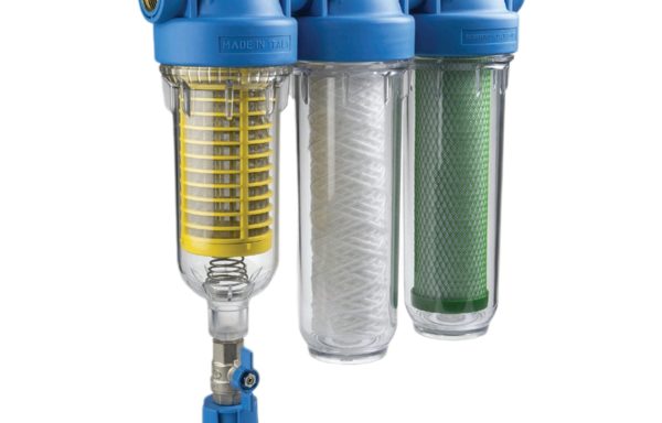 Tratamento de agua con HYDRA 90 DUO-TRIO / sistemas de filtrado Incl. cartuchos