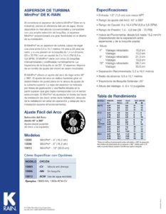 Aspersor MiniPro - K-Rain - Imagen 2