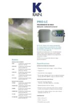 Controlador de riego programable de 4, 8 y 12estaciones PRO LC - Imagen 2