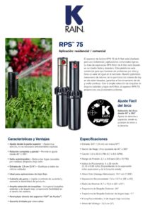 Aspersor de rotor RPS 75 - Imagen 2