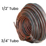 TUBO 1/2" y 3/4" ; PVC Tubería para sistemas de riego