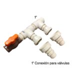 Colector de PVC para electroválvulas - 1 Tubería con conexión de válvula de 1" - Imagen 2