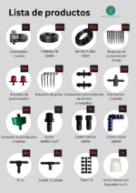 Kit de Riego por goteo con Controlador - 165 piezas - Imagen 2