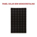 PANEL SOLAR 80W MONOCRISTALINO