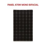 PANEL 670W MONO BIFACIAL