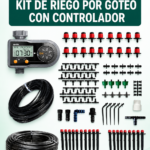 Kit de Riego por goteo con Controlador - 165 piezas