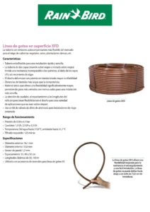 Tubo de goteo XFS con tecnología Copper Shield | Rollo 152m o por metro - Imagen 2