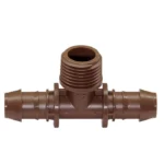 XFF-TMA-050 inserto en T de 17 mm x MPT de ½" x inserto AG de 17 mm