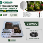 KIT de goteo - Tipo Pulverizadores (sistema de riego por goteo)