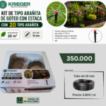 KIT de goteo - Tipo Arañita (sistema de riego por goteo)