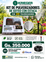 KIT de goteo - Tipo Pulverizadores (sistema de riego por goteo)