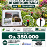 KIT de goteo - Tipo Arañita (sistema de riego por goteo)