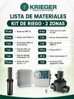 KIT DE RIEGO AUTOMÁTICO – 2 ZONAS (sin control por teléfono móvil) - Imagen 2