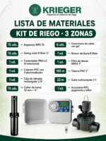 KIT DE RIEGO AUTOMÁTICO – 3 ZONAS (sin control por teléfono móvil) - Imagen 2