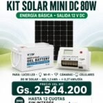 KIT SOLAR MINI DC 80W – LUZ E INTERNET