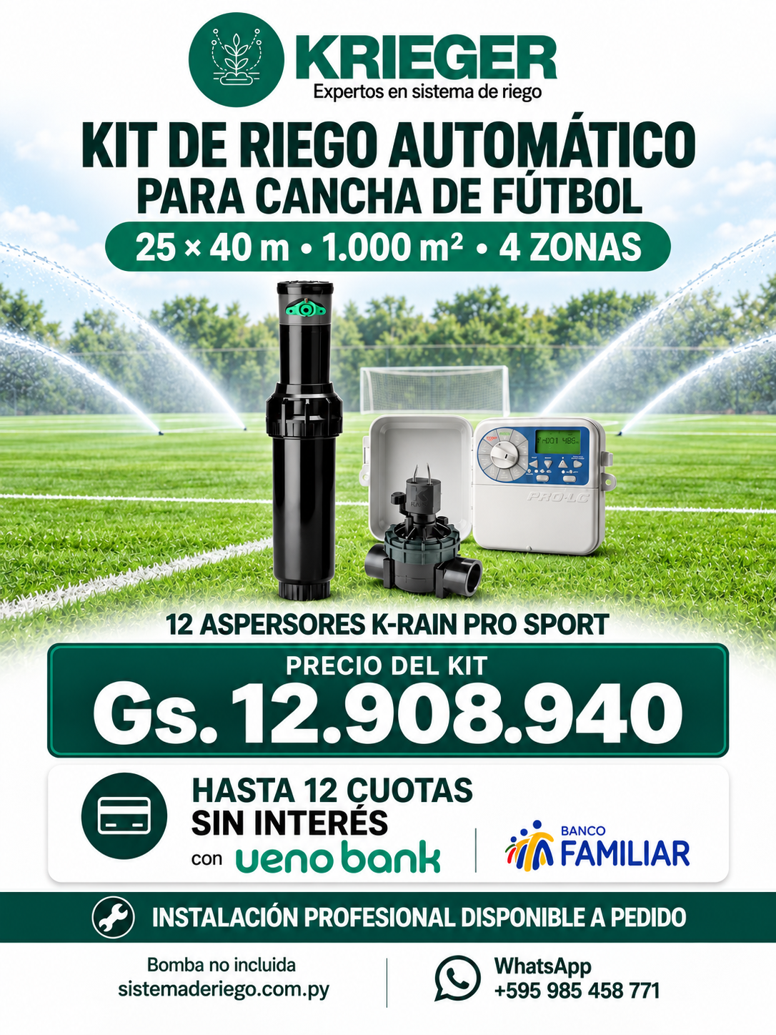 2026/09/1001207185.png Kit de riego automático para cancha de fútbol de 25 × 40 m – 4 zonas - Imagen 1