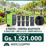 KIT DE MICROASPERSIÓN AUTOMÁTICA PARA HUERTA Y FRUTALES – 6 PUNTOS
