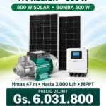 KIT SOLAR DE RIEGO A PRESIÓN – 500 W